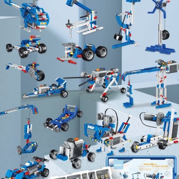 Children's Programmable Robot Set Science Educational Puzzle Building Blocks