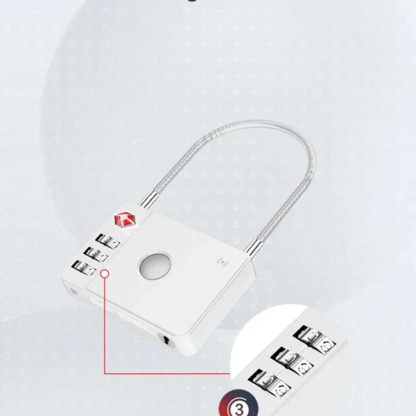 Bluetooth Smart GPS Tracker Portable Luggage Intelligent Lock Anti Loss Device Multiple Functions Smart Finder For Apple Phone